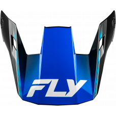 YTH RAYCE REPEAT HELMET VISOR BLACK/BLUE YS-YL