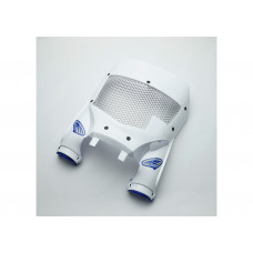 STADIUM VENTED NUMBER PLATE WHITE