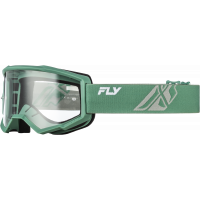 YOUTH FOCUS GOGGLE OLIVE/GREY W/ CLEAR LENS
