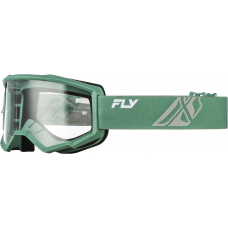 YOUTH FOCUS GOGGLE OLIVE/GREY W/ CLEAR LENS