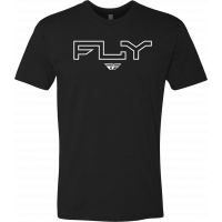 FLY EDGE TEE BLACK 2X