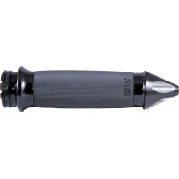 CUSTOM CONTOUR GRIPS SPIKE CABLE THROTTLE BLACK