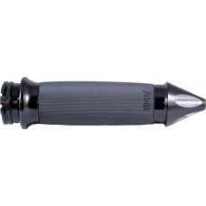 CUSTOM CONTOUR GRIPS SPIKE CABLE THROTTLE BLACK