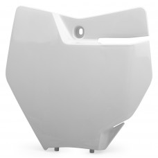 FRONT NUMBER PLATE WHITE