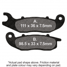 BRAKE PADS SFA693 ORGANIC SCOOTER