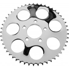 REAR SPROCKET 49T CHROME DISHED BIG TWIN 00-13