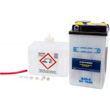 BATTERY W/ACID B49-6 6V