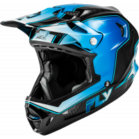 WERX-R FLOW CARBON HELMET BLACK CARBON/BLUE/WHITE LG