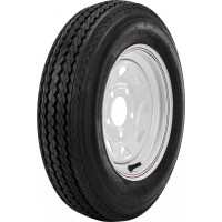 TRAILER TIRE AND WHEEL ASSEMBLY WHITE