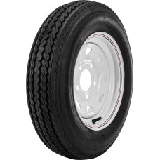 TRAILER TIRE AND WHEEL ASSEMBLY WHITE