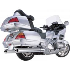 SLIP ON BILLET TIPS CHROME HON GL1800 01-10