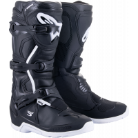 TECH 3 ENDURO WTRPRF BOOTS BLACK/WHITE SZ 5