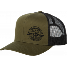 HARDDRIVE EMBLEM HAT BLACK/OD GREEN OS
