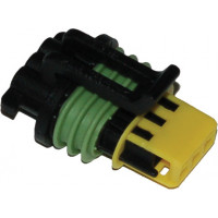SPEEDO SENSOR/SIREN CONNECTOR HD72064-06 06-UP