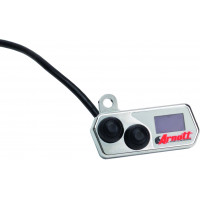 LED GAUGE CHROME