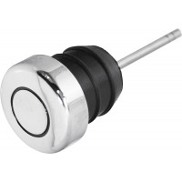 OIL TANK RUBBER FILLER PLUG CHROME SHORT DIPSTICK 2.5