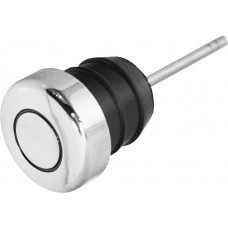 OIL TANK RUBBER FILLER PLUG CHROME SHORT DIPSTICK 2.5