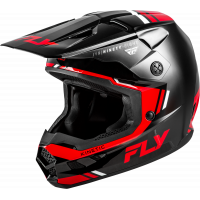 KINETIC VERDICT HELMET BLACK/RED/WHITE 2X