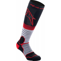 MX PRO SOCKS BLACK/GREY/RED LG