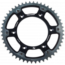 REAR SPROCKET HYBRID 50T BLK/SIL