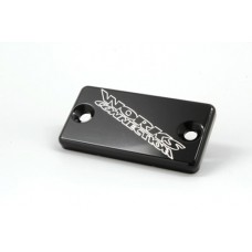 BILLET FRONT BRAKE COVER BLK KX/SUZ
