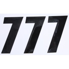 NUMBER 7 BLACK 6