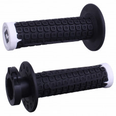 NOMAD LOCK-ON OFF-ROAD GRIP W/D30 BLACK/WHITE/SILVER