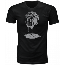 BLOOD TYPE TEE BLACK 3X