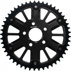 STEALTH 51T REAR SPROCKET BLK ALUM CAR  BLK STEEL TEETH