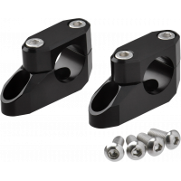 OFFSET HANDLEBAR RISER KIT 20MM 26MM 22.2/28.6MM BLACK