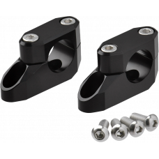 OFFSET HANDLEBAR RISER KIT 20MM 26MM 22.2/28.6MM BLACK