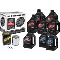 V-TWIN SYN OIL CHANGE KIT M8 CHROME FILTER