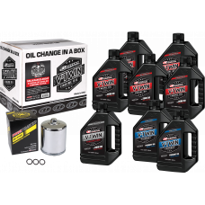 V-TWIN SYN OIL CHANGE KIT M8 CHROME FILTER