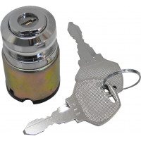 FLAT KEY IGNITION SWITCH CHROME