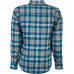 MARKSMAN FLANNEL GREY/BLUE 4X
