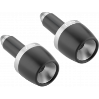 BAR ENDS PAIR SILVER