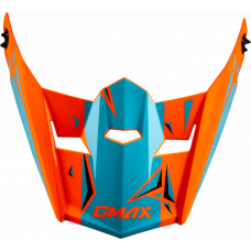 YOUTH MX-46Y UNSTABLE VISOR HI VIS ORANGE/BLUE YS-YL