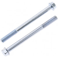 8MM HEX HEAD FLANGE BOLT 6X1.0X0X70MM 10/PK