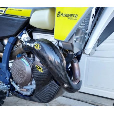 HEAT SHIELD CARBON FIBER KTM/HUS