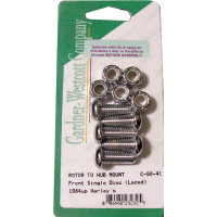 FRONT BRAKE ROTOR ALLEN BOLTS 84-UP ALL LACED WHEELS