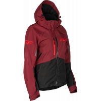 WOMEN'S CARBON JACKET MERLOT/RED 2X