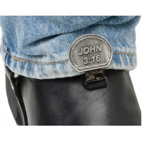 CLIPS FOR STIRRUP/STRAP BOOTS JOHN 3:16