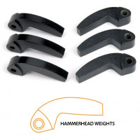 HYPERSHIFT HAMMERHEAD MACHINED WEIGHTS 3/PK 56G