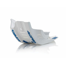 SKID PLATE W/LINKAGE GUARD WHITE/BLUE