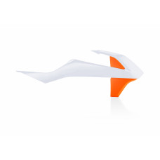 RADIATOR SHROUD WHITE/ORANGE