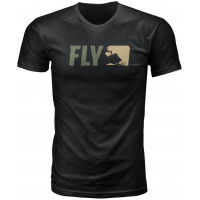FLY PRIMARY TEE BLACK 2X