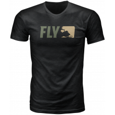 FLY PRIMARY TEE BLACK 2X