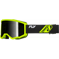 FOCUS GOGGLE BLACK/HI-VIS W/DARK SMOKE HYDROPHOC LENS