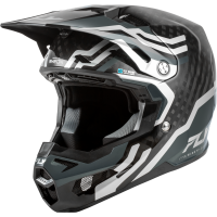 YTH FORMULA S CARBON BYTE HLMT BLACK CARBON/GREY/SILVER YL