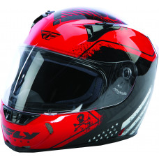 REVOLT PATRIOT HELMET GLOSS RED/BLACK MD